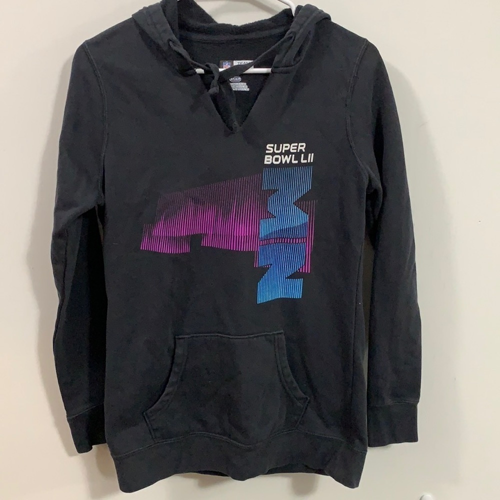 Women’s Small Super Bowl VII Minnesota hooded sweatshirt long sleeve good cond